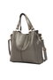 Zoozie Bags Bolso de Hombro Plateado Midi